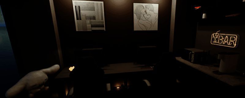 《inZOI》双人电竞房间外观