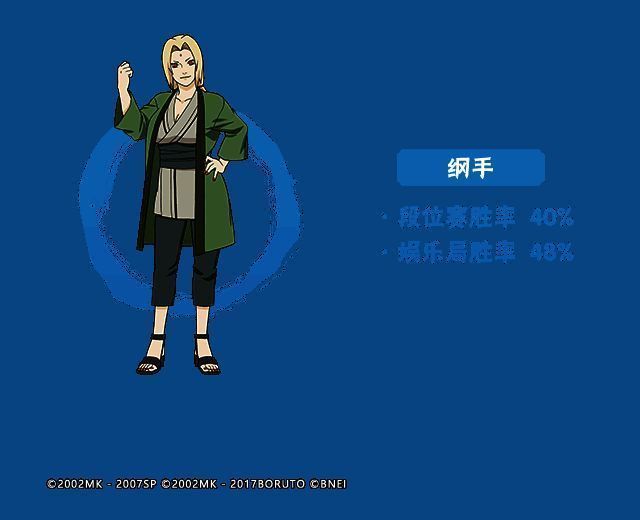 纲手忍界战绩数据画面1