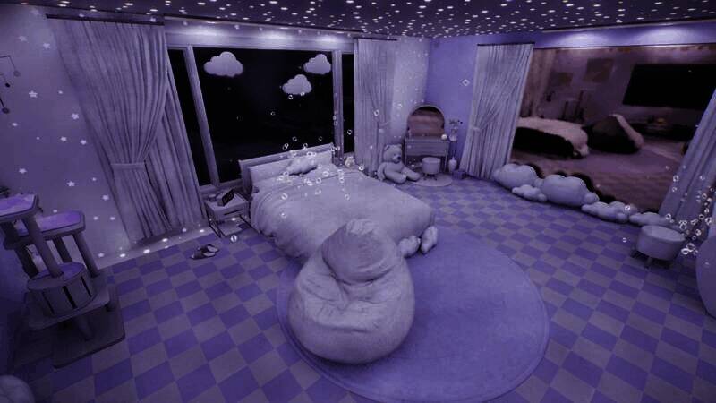 inZOI紫色云朵房间使用教程图1