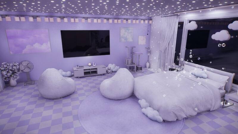 inZOI紫色云朵房间使用教程图2