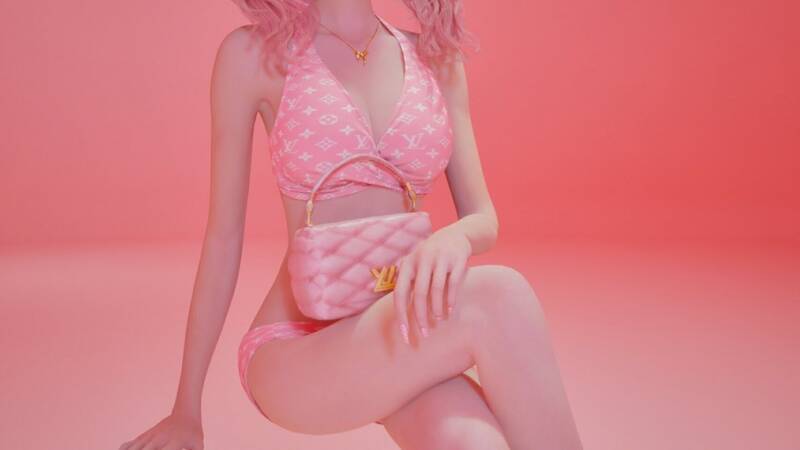 inZOI粉色比基尼泳装使用教程图1