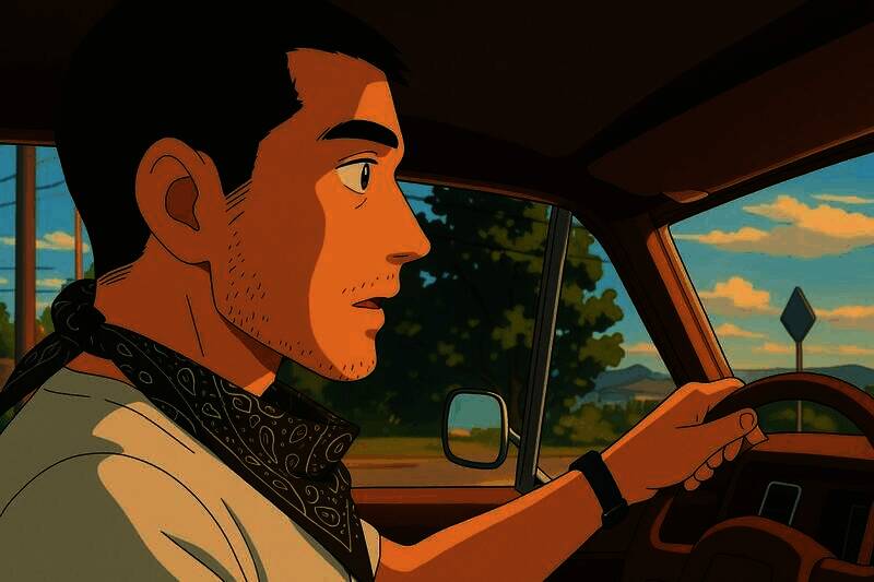 吉卜力风格《GTA6》截图2