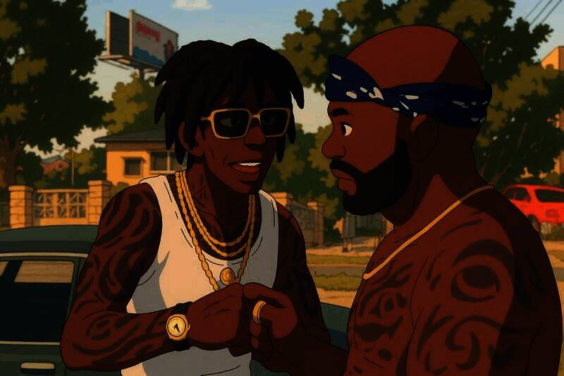 吉卜力风格《GTA6》截图3