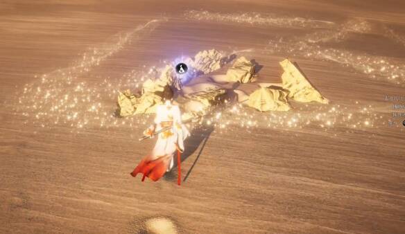 匿影飞鲶撞上石头停下被捕捉