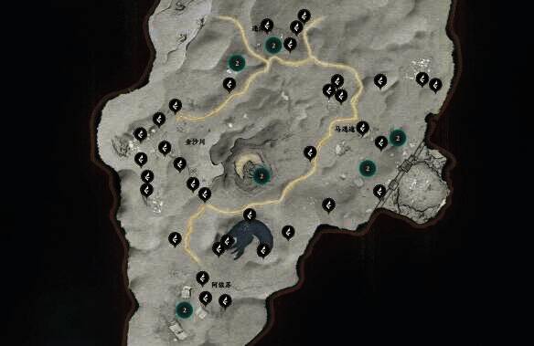 河西全蹊跷位置图