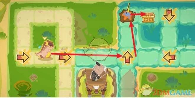 拿第四个宝箱的场景