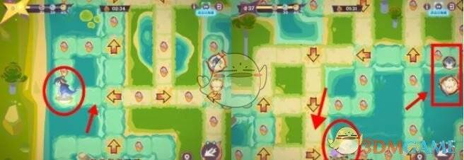 游戏格子地形及小龙速度情况