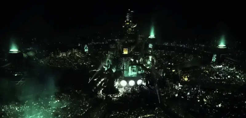 《双影奇境》与《最终幻想7》场景对比