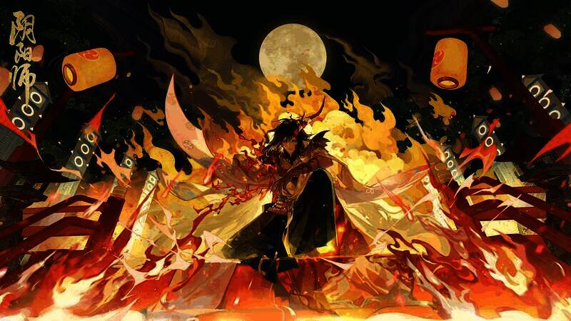 焰火将魂专属插画图