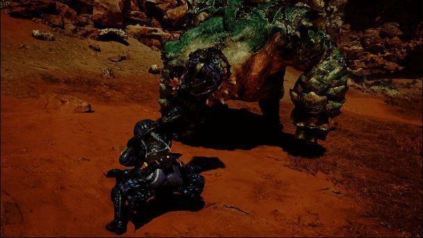 怪物猎人荒野大锤普通攻击按键示意画面