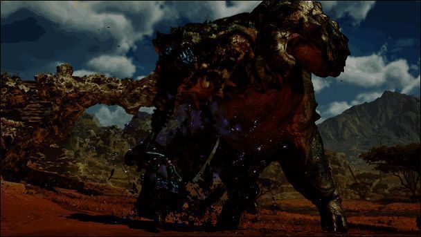 怪物猎人荒野大锤集中打击【震天】画面