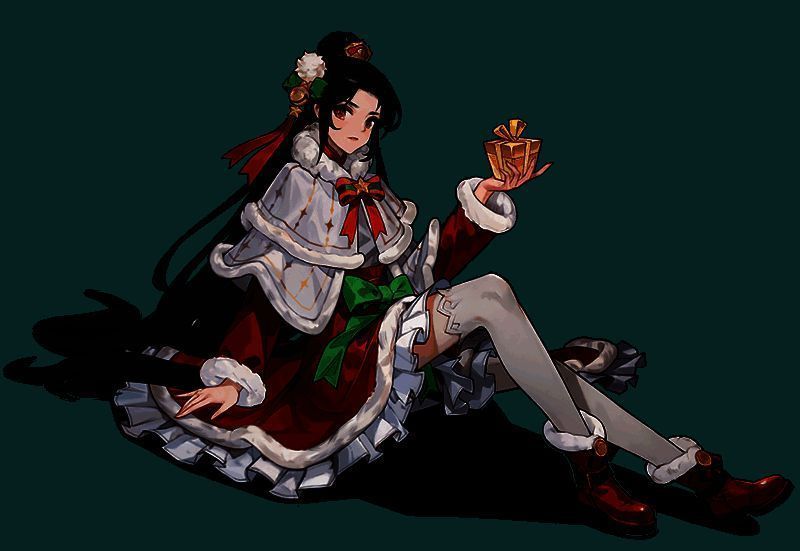 夭夭身着新衣裳