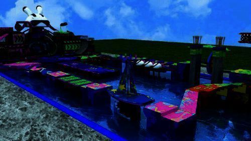 蛋仔派对与男生女生向前冲联动活动现场图7