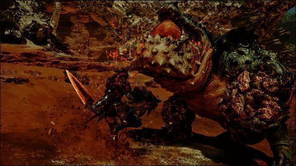 《怪物猎人：荒野》单手剑突进斩示例图