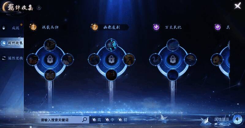 坐骑羁绊关系展示图