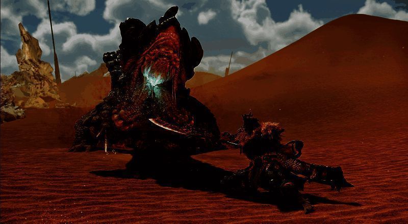 怪物猎人荒野太刀气刃兜割等招式相关画面