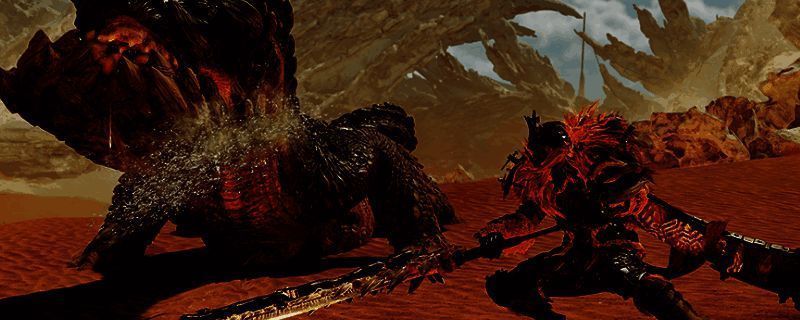 《怪物猎人：荒野》太刀气刃斩相关画面