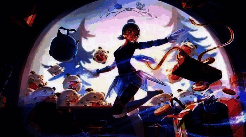 英雄联盟手游冰雪节宣传图