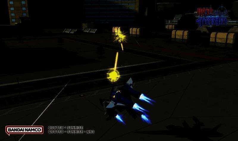 空中霸王爆裂者敢达后退射击技能图片