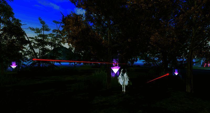 书院院墙附近的行囊