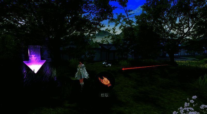 小草坡树下的行囊