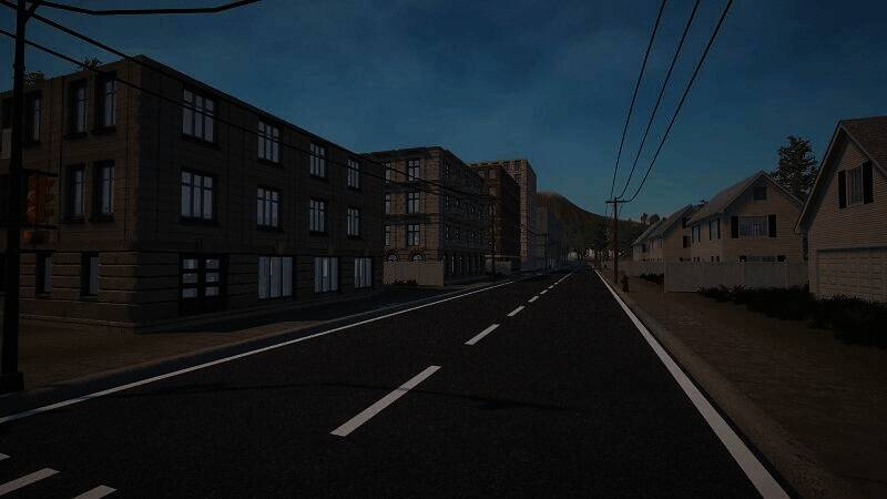 建筑师模拟器游戏中繁荣的城市画面