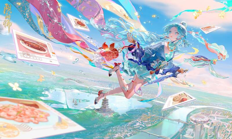 聆海金鱼姬相关宣传图