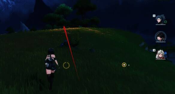 朝着大树方向的路线图