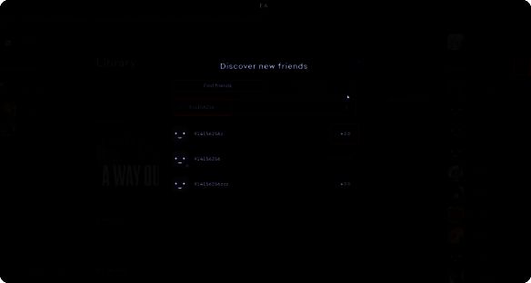 EA添加好友界面截图