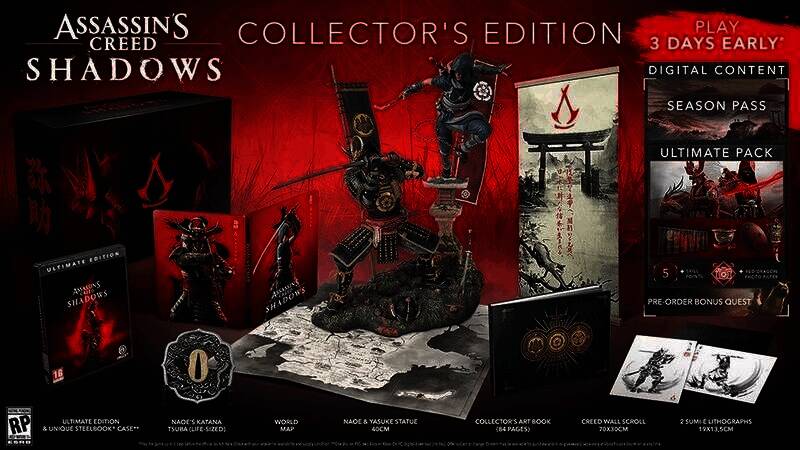 《刺客信条：影》弥助和奈绪江相关内容图片