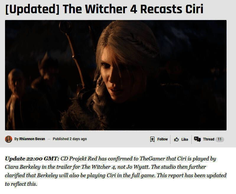 《巫师4》希里相关画面2