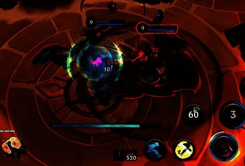 《英雄联盟手游》双人大作战-先锋体验模式赛恩携带符文效果图