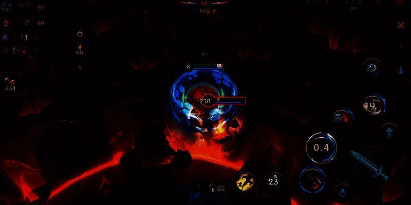 《英雄联盟手游》双人大作战-先锋体验模式安全区缩小效果图