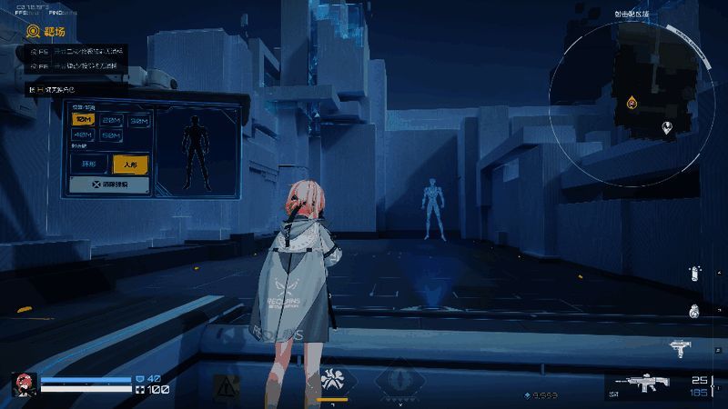 改造后的靶场场景图