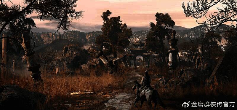 《金庸群侠传》游戏中的美景画面