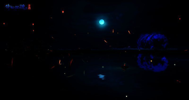 夜晚昆仑山景色