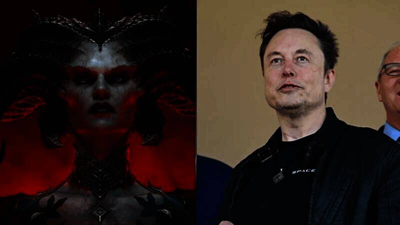 马斯克《暗黑破坏神4》通关相关画面