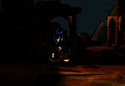 击败大鸟后左边的宝箱场景