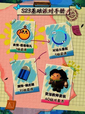 基础派对手册奖励展示图