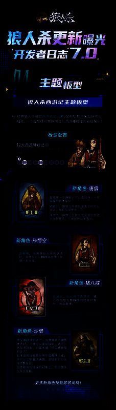 狼人杀西游主题板子宣传图