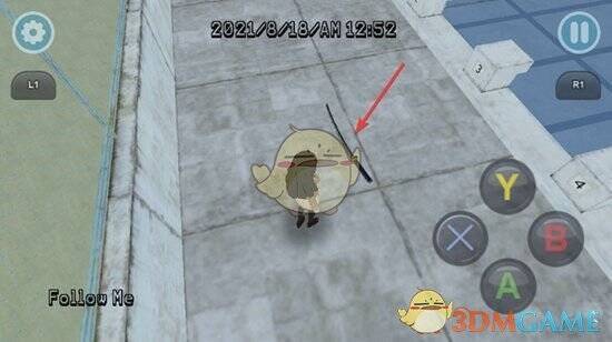 地图上的武士刀