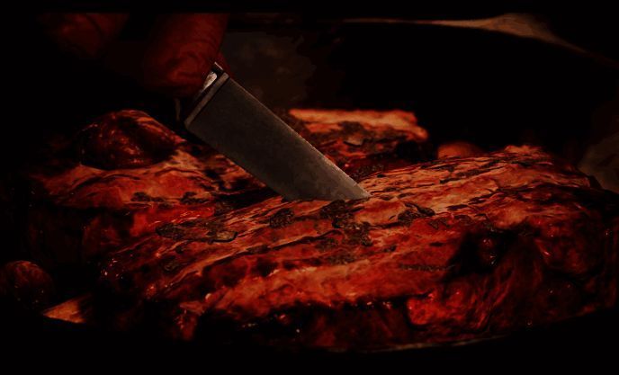 《怪物猎人》高级大蒜料理相关场景