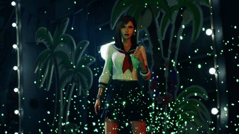 蒂法穿着新Mod服装的正面特写图