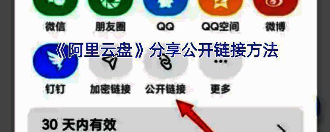 阿里云盘分享文件操作界面示例图