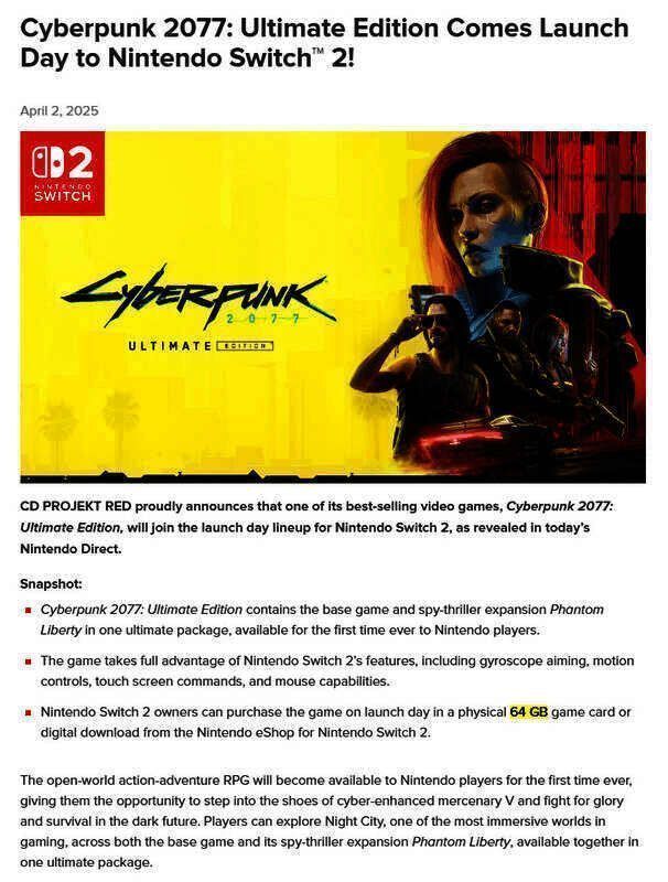 Switch 2游戏相关图片2