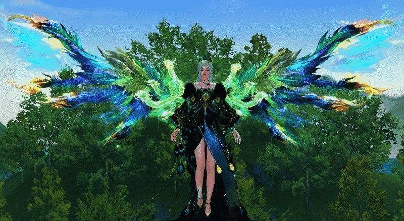 蜃海龙吟羽翼展示图3