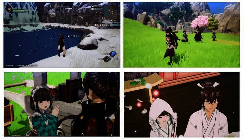 游戏角色交流互动图