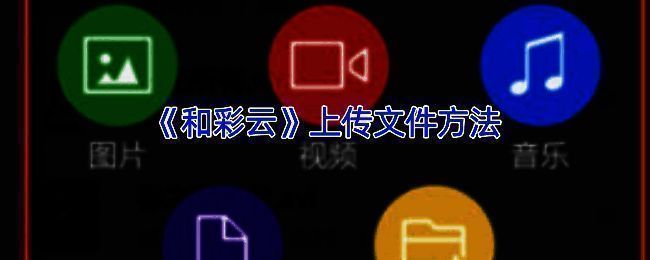 和彩云上传操作界面示例图