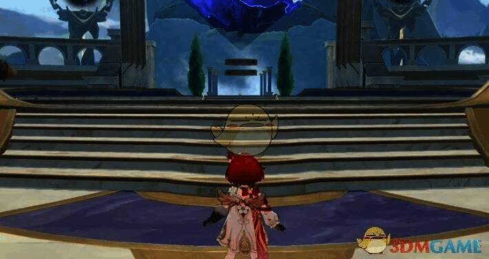 到达算碑位置后往中心走左拐的画面图片