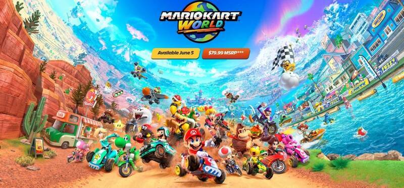 《马里奥赛车：世界》相关宣传图片